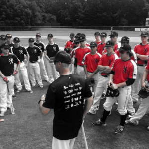 Scott Jones overlooking and coaching team